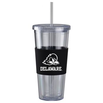 24 oz. Acrylic Tumbler with Silicone Sleeve - Delaware Blue Hens