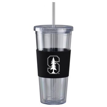 24 oz. Acrylic Tumbler with Silicone Sleeve - Stanford Cardinals
