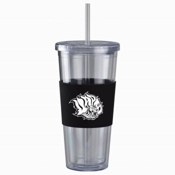 24 oz. Acrylic Tumbler with Silicone Sleeve - Arkansas Pine Bluff Golden Lions