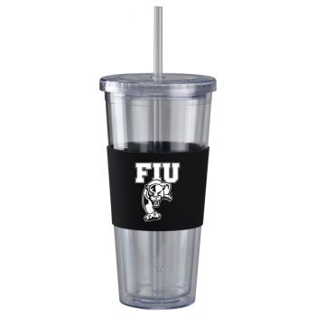 24 oz. Acrylic Tumbler with Silicone Sleeve - FIU Panthers