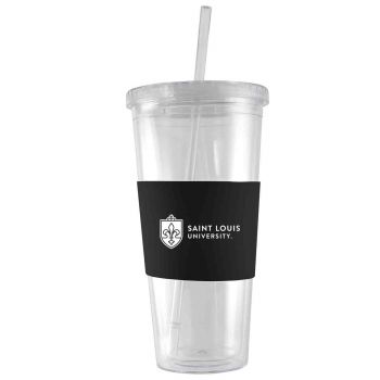 24 oz. Acrylic Tumbler with Silicone Sleeve - St. Louis Billikens