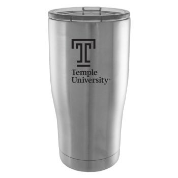 16 oz Double Walled Vacuum Insulated Tumbler - Temple Owls
