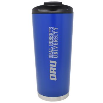 16 oz Vacuum Insulated Tumbler with Lid - Oral Roberts Golden Eagles