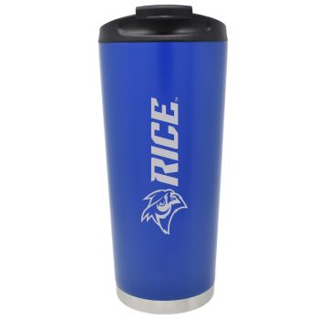 16 oz Vacuum Insulated Tumbler with Lid - Rice Owls