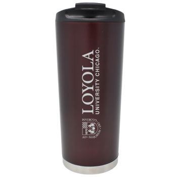 16 oz Vacuum Insulated Tumbler with Lid - Loyola Ramblers