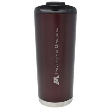 16 oz Vacuum Insulated Tumbler with Lid - Minnesota Gophers