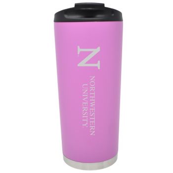 16 oz Vacuum Insulated Tumbler with Lid - Northwestern Wildcats