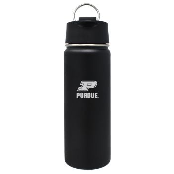 20 oz Vacuum Insulated Tumbler with Handle  - Purdue Boilermakers