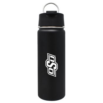 20 oz Vacuum Insulated Tumbler with Handle  - Oklahoma State Bobcats