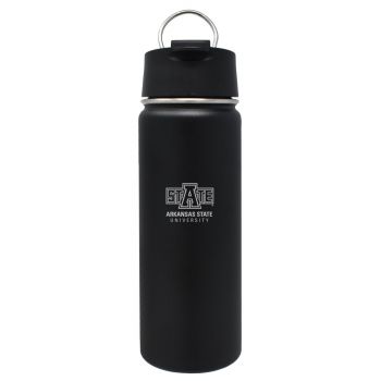 20 oz Vacuum Insulated Tumbler with Handle  - Arkansas State Red Wolves