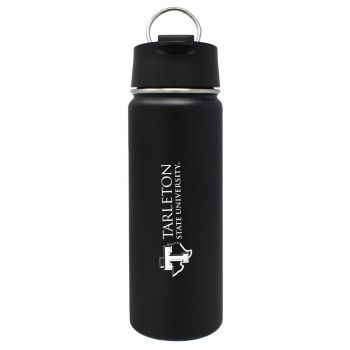20 oz Vacuum Insulated Tumbler with Handle  - Tarleton State Texans