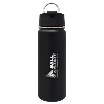 20 oz Vacuum Insulated Tumbler with Handle  - Ball State Cardinals
