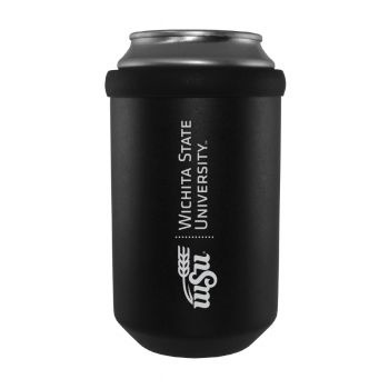 Stainless Steel Can Cooler - Wichita State Shocker