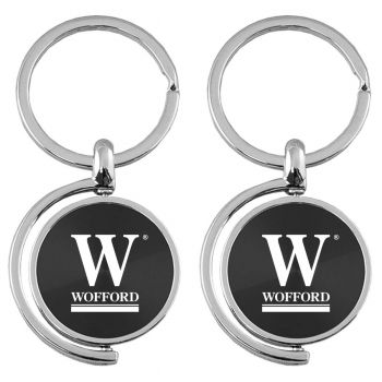 Spinner Round Keychain - Wofford Terriers