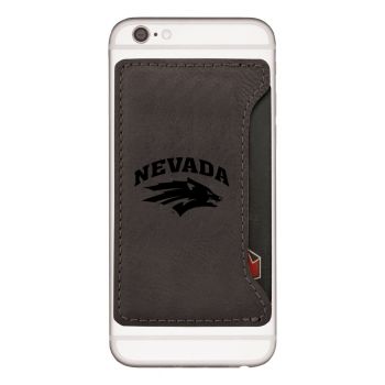 Cell Phone Card Holder Wallet - Nevada Wolf Pack